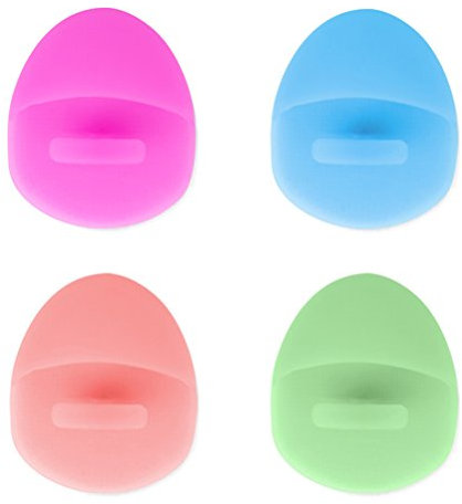 Silikon-Gesichts- , Massager-Gesichtsreinigungsbürste Scrubber Pads, 4er Pack