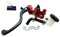 STONEDER rosso nero sinistra Adelin frizione freno cilindro idraulico 16 x 18 mm pistone per motore bici