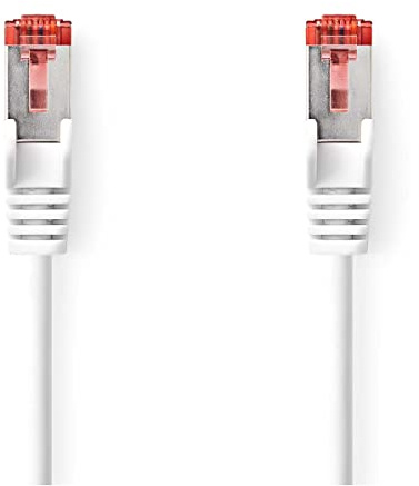 Nedis - Cat 6 Kabel - RJ45 Stecker - SF/UTP - 20 m - rund - PVC LSZH - Weiss
