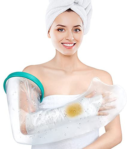 Protector De Escayola, Impermeable Funda Protector Impermeable Brazo Largo Protección Impermeable Para Bañarse Mantenga El Vendaje Fundido Para Brazo Enyesado Natación Ducha Y Baño
