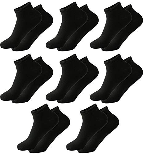 MOCOCITO Calzini alla Caviglia Corti Sportive 8/12 Paia Uomo Donna Calze Corte Punta Senza Cuciture in Cotone Traspiranti Elastiche per Corsa Palestra Ciclismo, Calze Estate Autunnali Taglie 39-42