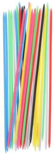 TOYANDONA 90Pcs Pick Up Sticks Original Game, Plastic Mini Colorful Thin Pick Up Sticks for Fun Family Parent-Child Games,Great School Carnival Prize and Party Favors for Boys and Girls