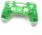 Coque de protection complète en plastique pour manette PS4 JDM-001 (vert clair)