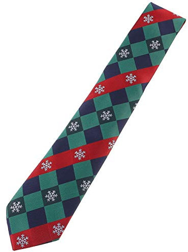 VALICLUD 1stück Weihnachtliche Krawatte Aus Polyester-seide Stilvolle Herren-krawatte Mit Festlichen Motiven Für Weihnachtsfeiern Und Besondere Anlässe Vielseitig Einsetzbar