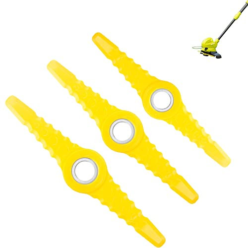 MARKETTY SB601RB-3Pack Ersatzklinge scharfe Klinge, Ersatzklingen, Unkrautvernichter Klingen kompatibel mit Elektro/Trimmer/Kantenschneider, für SB600E, SB601E & SB602E, Gelb
