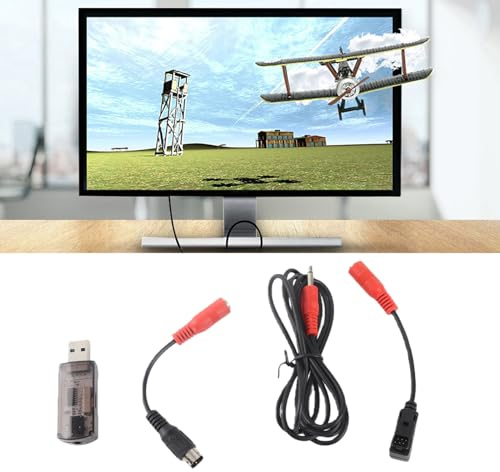 BTER 22 in 1 mit Kabeln USB Simulator, Stable Performance RC Simulator, für die meisten Fernbedienungen