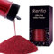 Renfio Polvere glitterata ultra fine in resina metallizzata, 60 g, fiocchi di PET per decorazioni artigianali da 0,2 mm, per bicchieri, melma, rose natalizie, colore: rosso vino