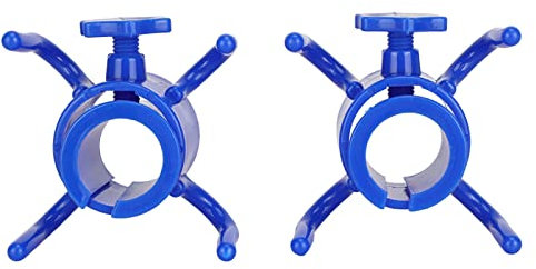 Gancho para Sombrilla de 2 Piezas, Gancho para Colgar Sombrilla de Playa Gancho para Colgar Sombrilla de Plástico de 4 Puntas Gancho para Colgar Sombrilla de Playa de Plástico Colgador para(Azul)