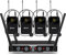 D Debra Audio Pro DU4004 UHF 4-Kanal-Drahtlosmikrofonsystem mit Lavalier-Kopfbügelmikrofonen, ideal für Versammlungen, Kirchenbesprechungen (4 Bodypack)