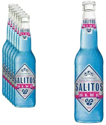6 x Salitos Blue 0,33l- Das Original mit dem Geschmack frischer Beeren 5% Vol.
