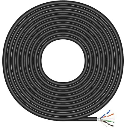 Aisens A135-0674 Bobina de Cable RJ45 FTP AWG24 Cat.6 305m Negro