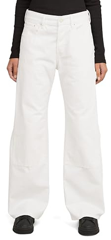 G-Star Damen Bowey 3D Carpenter Loose Jeans, Weiß (Faded Chalkstone gd D24354-D491-H124), 28W / 30L