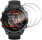 Lutree para Garmin Fenix 8 47mm Cristal Templado, 3 Piezas Dureza 9H HD Protector de Pantalla, Anti-Arañazo Sin Burbujas Vidrio Templado Película Protectora