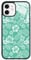 qizjio Cute Flower Phone Case Shockproof Protective Trendy Preppy Phone Case for iPhone 12 Mini Hibiscus Floral Phone Case