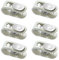OUDQFCJ 6 Stück Bettdeckenhalter, Bettdecken Clips, Betttuchspanner, Bettdecke im Bezug Fixieren, Bettdecken Clips für Bettwäsche, Vorhänge, Socken und Kleidung