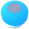 Asyduey Altoparlante Bluetooth Wireless da Bagno con Ventosa Mini Altoparlante Stereo Portatile RGB con Luce per Sport all'Aria Aperta Blu