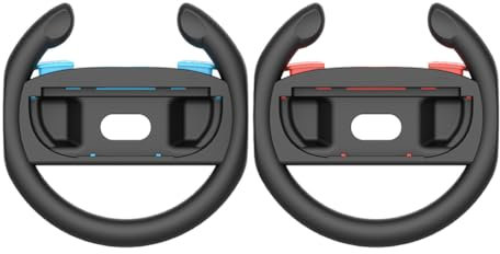 ARVALOLET Rennlenkräder for Switch 2 Controller - 2er-Set mit ergonomischem Design for ein realistisches Spielerlebnis