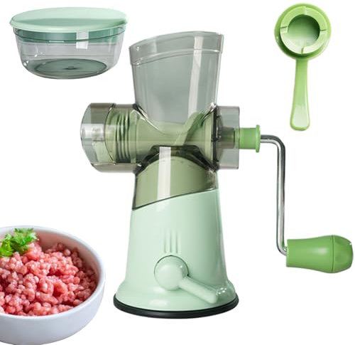Picadora De Carne | Triturador De Cerdo,Máquina De Picar Manual Doméstica Para Huesos De Pollo Y Carne De Res