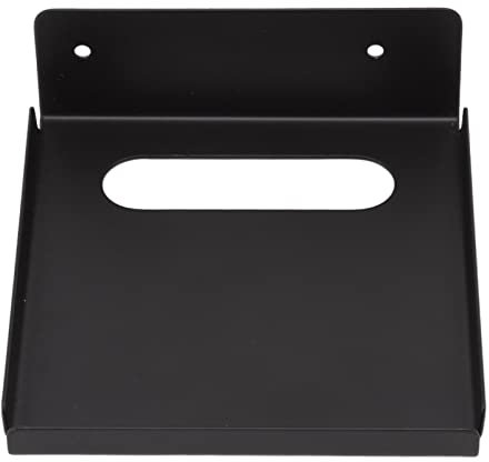 lyrlody TV -Bildschirmregal Edelstahl Top Regal für TV -Set Top Box Router Kamera mit Auslassloch und Abgerundete Ecken für Schlafzimmer Wohnzimmer Büro