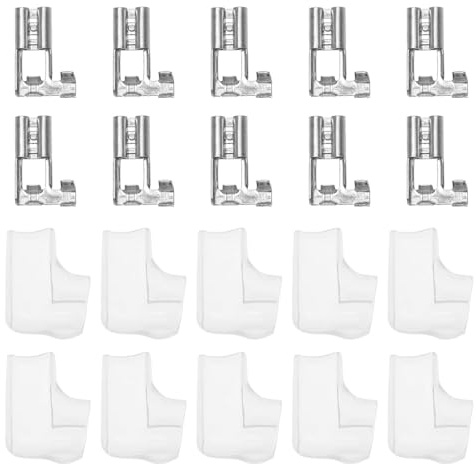 ACOLY Lot De 100 Cosses À Drapeau De 4,8 Mm Avec 100 Manchons Isolants Pour Équipements, Interrupteurs, Quads, Scooters, Bateaux, Appareils Électroménagers
