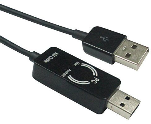 ROLINE KM Data Link Kabel (PC auf Android, 1,5m, USB 2.0) schwarz