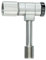 Topeak Pressure Rite Shock Adapter, Schrader,Silver