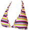 Diesel BFB Sury Reggiseno Damen Triangel Bikini-Top, pink gestreift, EU 38 (M)