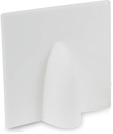 Qty 1 – White External Brick Buster Plate - Cable Outdoor Wall Entry Tidy - Cover Satellite/Coaxial/Sat/Coax - SSL Satellites