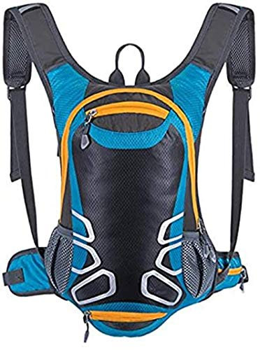 Rucksäcke für Radsport mit Helmhalter 15L leichter Fahrradrucksack Trinkrucksack Ski-Daypack Mini Kompakt Wasserdicht kleiner Rucksack für Radfahren Wandern Camping Bergsteigen Skifahren Trekking