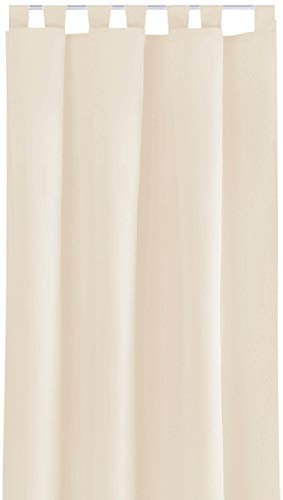 Bestlivings Blickdichte Gardine mit Schlaufen (140x225 cm/Beige), in vielen Variationen