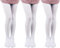 EVERSWE 3-Pack Girls Microfiber Tights Multiple Colors (white, 6-8)