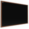 ALLboards Tableau à Craie Noir avec Cadre en Bois Laqué 60x40cm, Tableau pour Ecrire