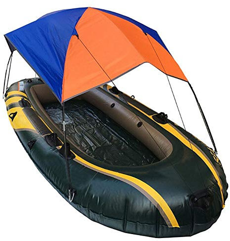 Goodtimera Zelt Faltbare Baldachin Für Schlauchboot, Wasserdicht, UV-Schutz, Bootzelt Für 4 Personen, ca. 192 x 152 cm