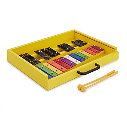 Gear4music Kompaktes Glockenspiel mit Koffer und Schlägeln - 2 Oktaven