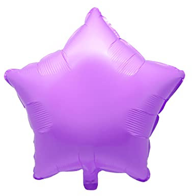 Oblique Unique® Stern Folien Luftballon für Geburtstag Kindergeburtstag Hochzeit JGA Party Feier Weihnachten Deko Ballon Folienballon (Lila)