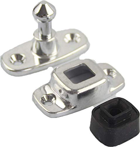 Door Retainer Catch, Door Stop Zinc Alloy Door Stopper Retainer Cater Clip for Caravan Motorhomes Boat Door Clip (Large)