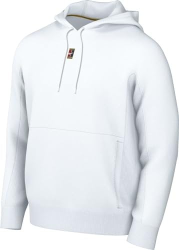 Nike Herren M Nkct Df Flc Heritage Hoodie Sweatshirt, Weiß, M