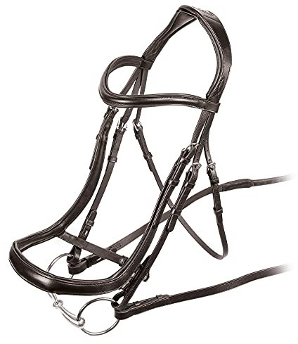 Shires Velociti Ergonomisches Höhlraum-Zaumzeug – Havanna Pony