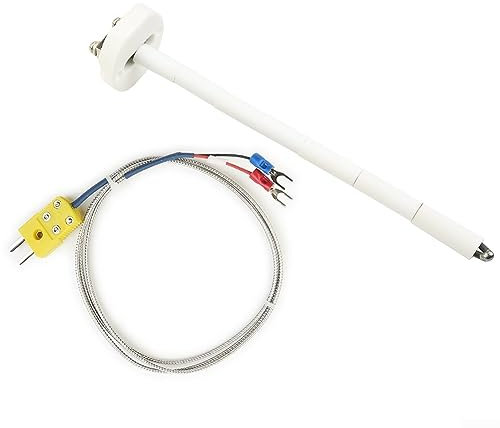 Sonde de four en céramique à bloc thermocouple de type K, sonde haute température pour four en céramique 2372/1300 degrés F/C