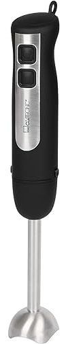 Avilia Frullatore a Immersione 800W - Minipimer Immersione Nero con Lama in Acciaio Inox | Massima Potenza e Affidabilità per Preparazioni Perfette