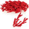 com-four® 25x Deko-Zweig - dekorative Stechpalmenbeeren als Bastelbedarf - DIY Zubehör für Kränze und Gestecke - kleine Beeren Streudeko (25 Stück - viele rote Beeren)