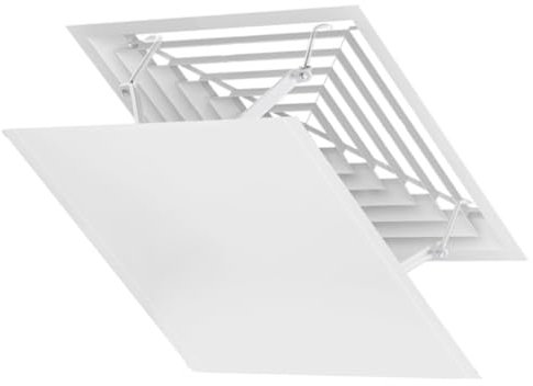 BESTonZON Deflector De Aire Para Aire Acondicionado Central Antirretorno y Direccionable Instalación Diseño Para