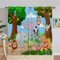 ANHOPE Safari Tier Elefant Löwe Bär Vorhänge mit Ösen Blickdichte Gardinen Blackout Curtain Thermo Vorhang Kinder Jungen Mädchen Schlafzimmer Wohnzimmer Verdunklungsvorhänge 2er Set H 214 x B 140 cm