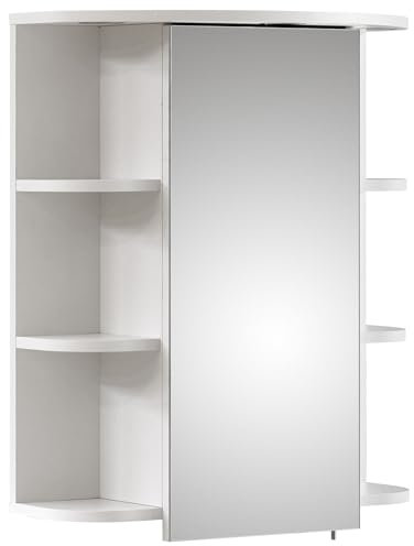 Pelipal Spiegelschrank, Holzwerkstoff, Weiß Glanz, B60xH70xT20 cm