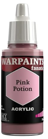 The Army Painter, Warpaints Fanatic Pink Potion Single Acrylics, Miniature Hobby Painting, Quality Paint for Miniature Wargaming