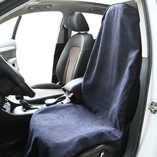 SOBONITO Auto-Sitzbezüge Vordersitze,Fahrersitz Schonbezug für Werkstatt Arbeit Sport usw,Autositz-Auflage Universal(Soft Towel)