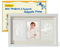 Yiukou Baby-Handabdruck Fußabdruck Makers Kit Andenken Foto gerahmte Bilder für Neugeborene Baby Geschenke personalisiert Baby Meilenstein Geschenk Erinnerungs-Bilderrahmen für Baby-Wunschliste-Weiß