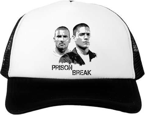Udaytee Prison Break Characters Verstellbare Weiße Unisex-Baseballkappe Für Kinder