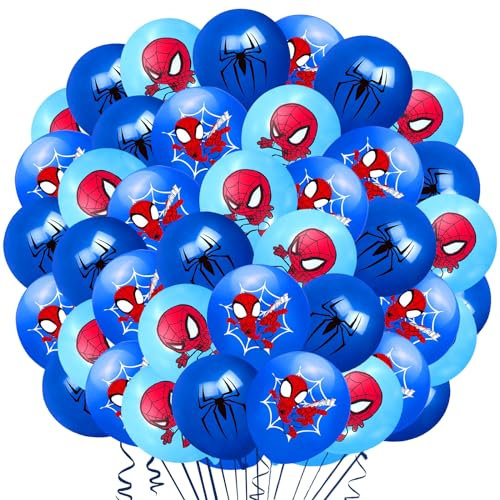 42 Pcs Spiderma Luftballons, Spiderma Balloons, Spiderma Deko Geburtstag, Spiderma Birthday Decorations, Spiderma Kindergeburtstag, Spiderma Party Deko, Spiderma Deko