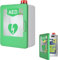 AED-Defibrillator-Aufbewahrungsschrank, wandmontierter Kunststoff-Kardiomyopathie-Defibrillationsalarmkasten, Erste-Hilfe-Schrank mit Alarmsystem, Doppelschaltersteuerung, für Büro, Krankenhaus